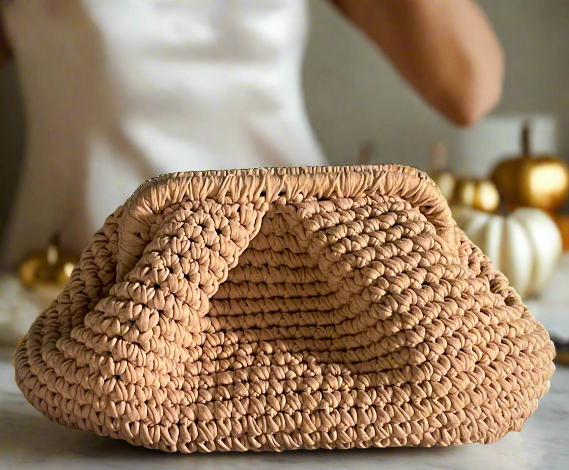 "Amber After Hours" crochet purse